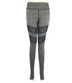Mesh Panel Athletic Leggings for Activewear