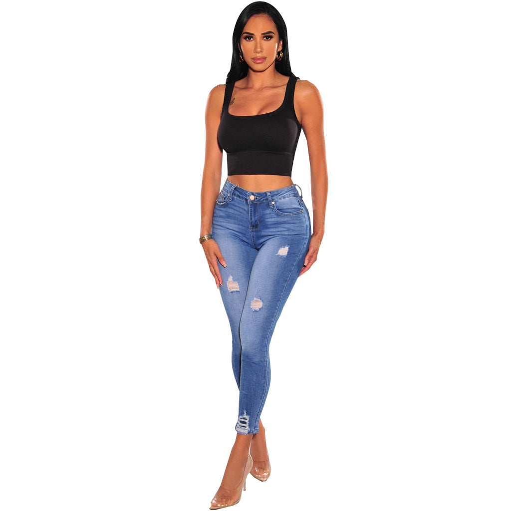 Women's Stretch Denim Skinny Jeans