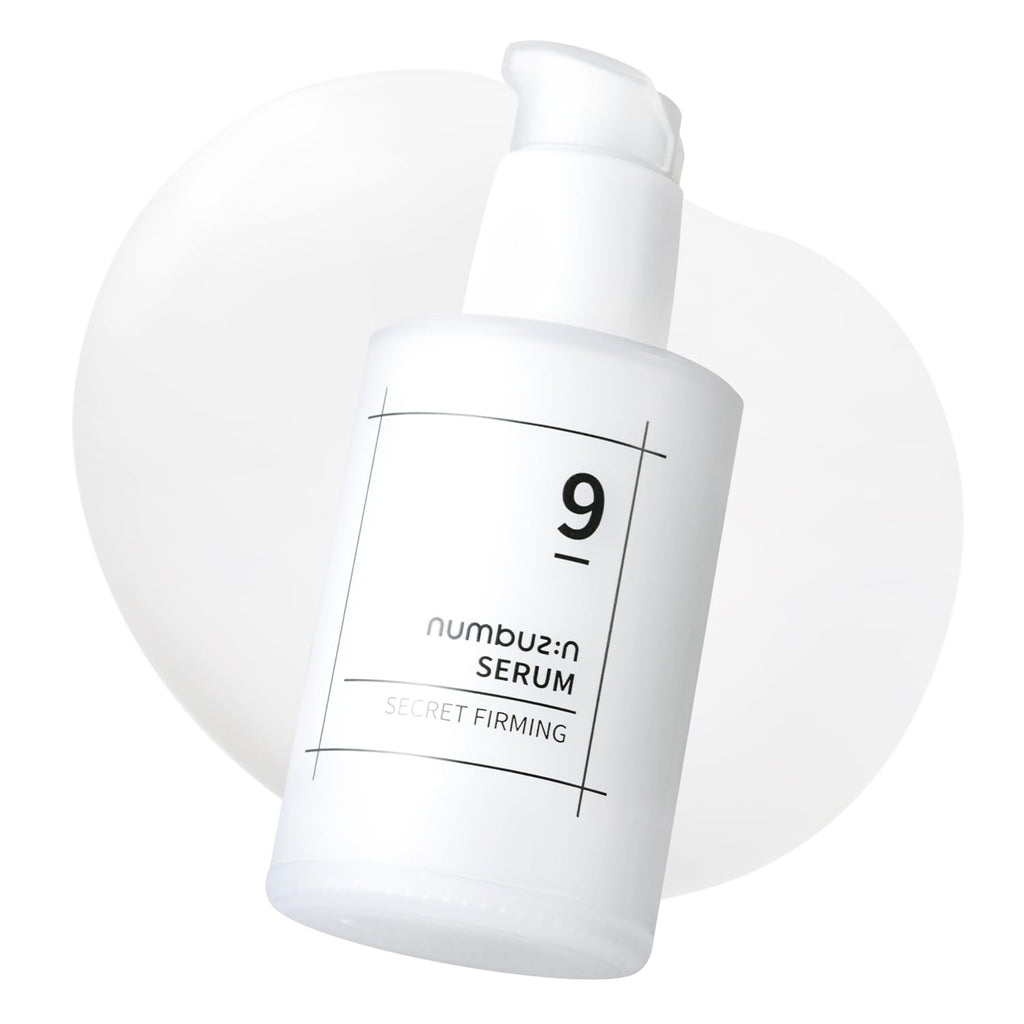 numbuzin No.9 Secret Firming Serum | Advanced Elasticity-Boosting Treatment Serum for Wrinkle Care Aging Skin with 2 Peptides Niacinamide Hyaluronic Acid | Korean Skin Care Loose Skin | 1.69 Fl Oz