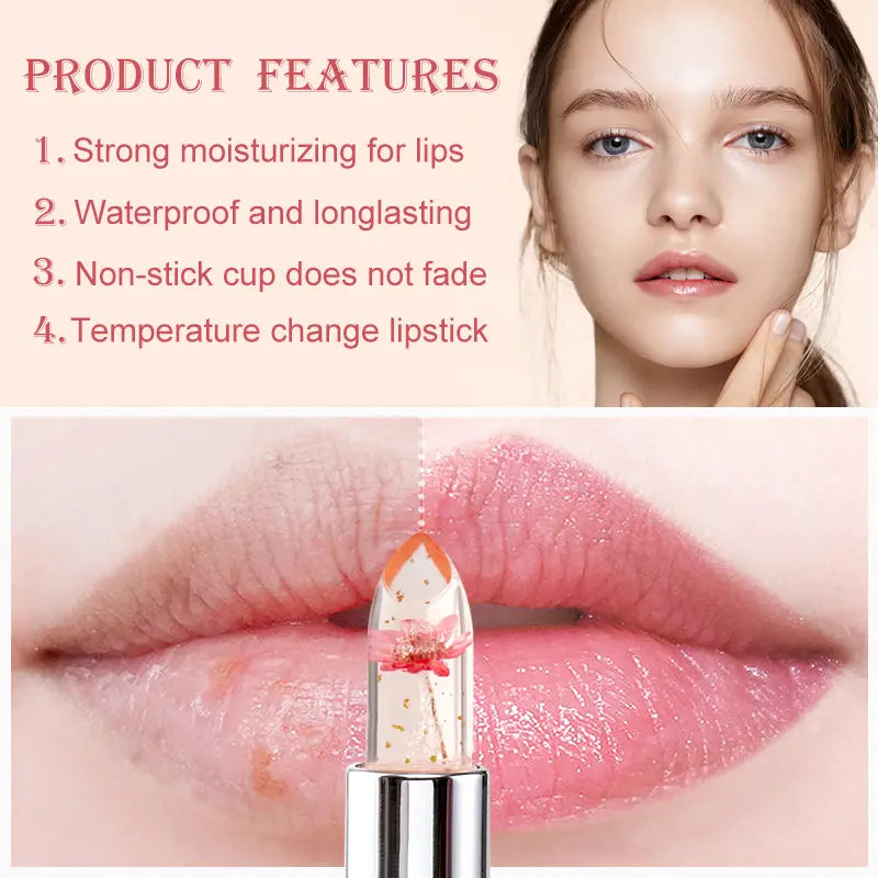 Magic Color-Changing Lip Balm Set | Temperature-Sensitive Gel Lipstick