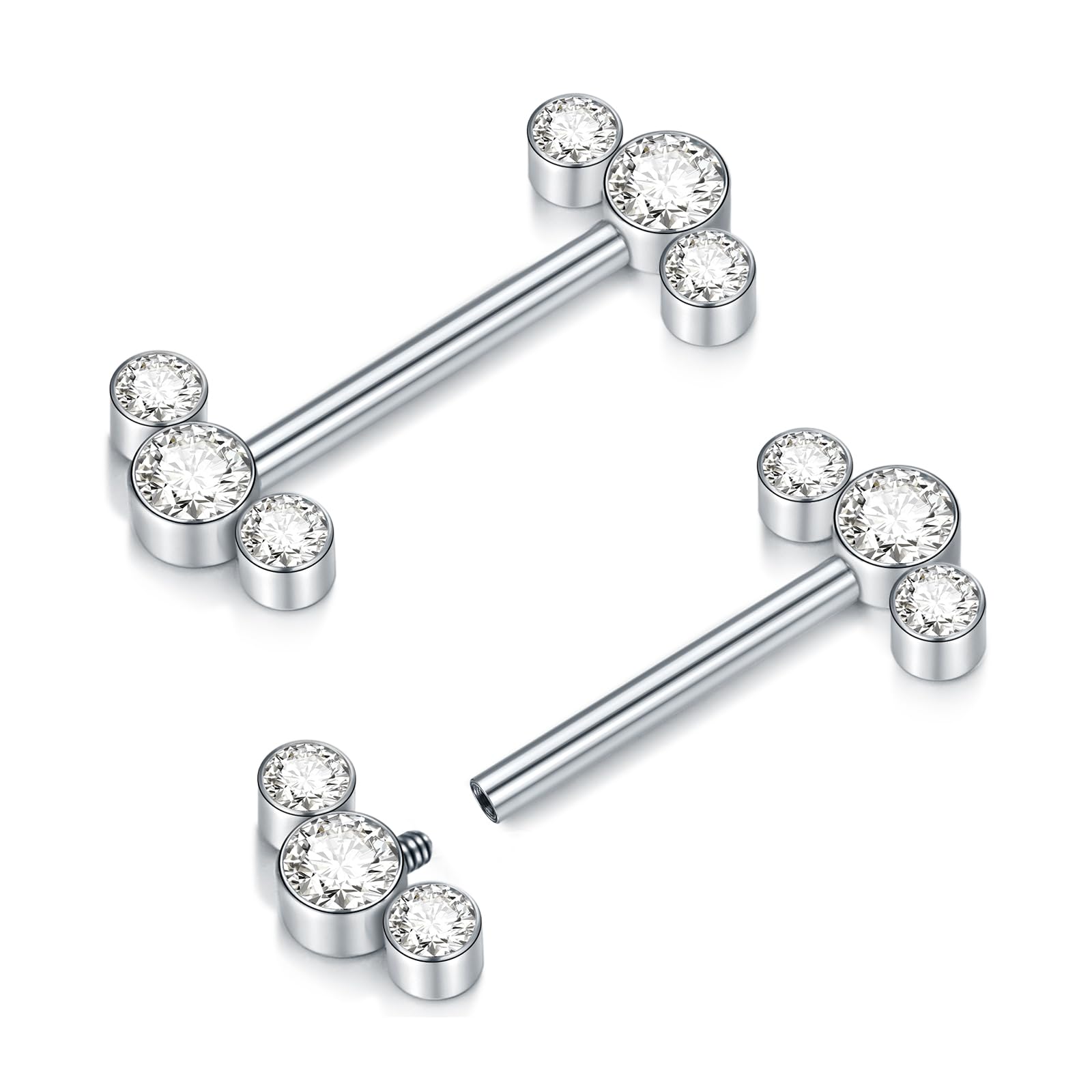 Titanium Nipple Barbells
