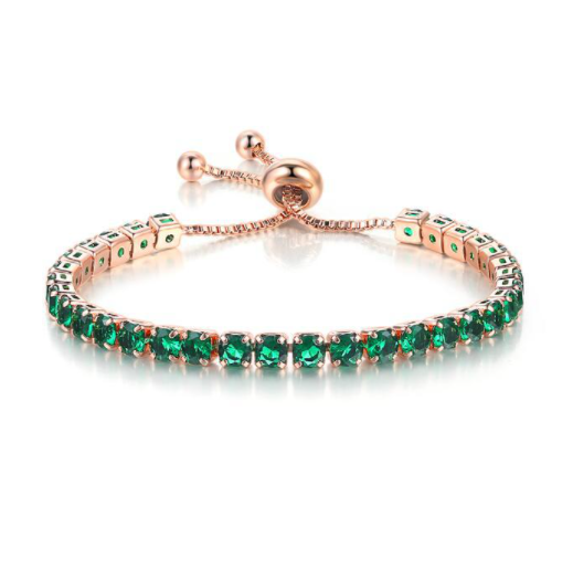 Adjustable Zircon Bracelet