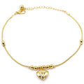 Golden Heart Anklet