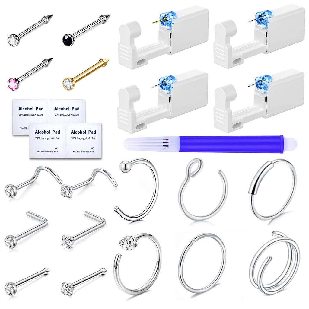 25PCS Nose Piercing Kit