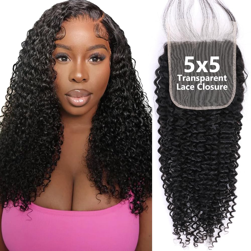 5x5 Jerry Curly Closure