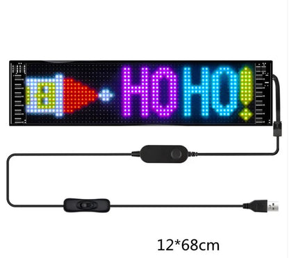 Programmable Car LED Sign | Full-Color Ultra-Thin Display