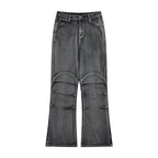 Men's Retro Washed Distressed Skinny Jeans