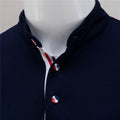 New Summer Short Sleeve Polo with Color Block Design