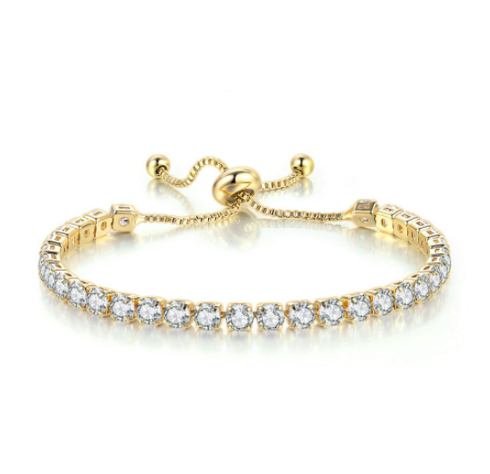 Adjustable Zircon Bracelet