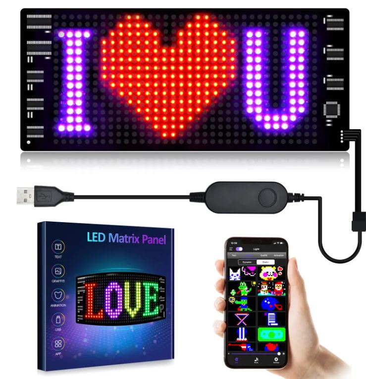 Programmable Car LED Sign