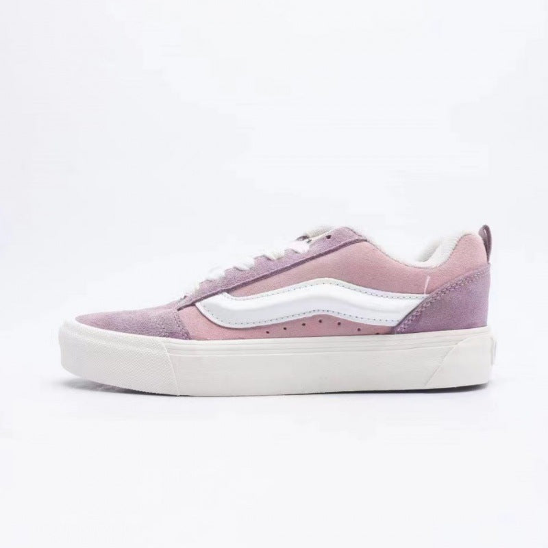 Vans KnuSkool Suede Retro Skate Shoes with Big Logo