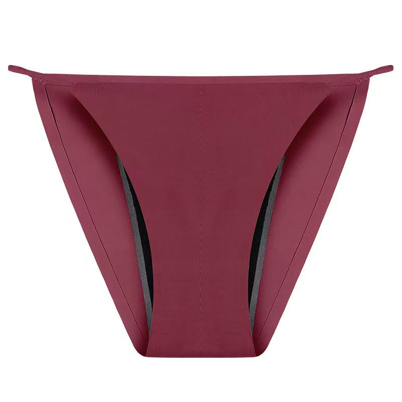 Thickened Ice Silk Seamless Women's Thong Underwear