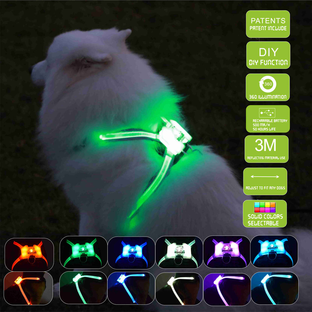 LED Dog Glow Collar