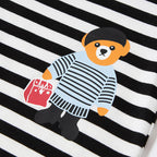 Cartoon Bear Long-sleeved T-shirt for Boys (3-10 Years)