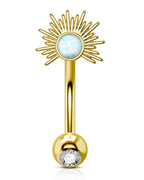 Gold Opal Sun Rook