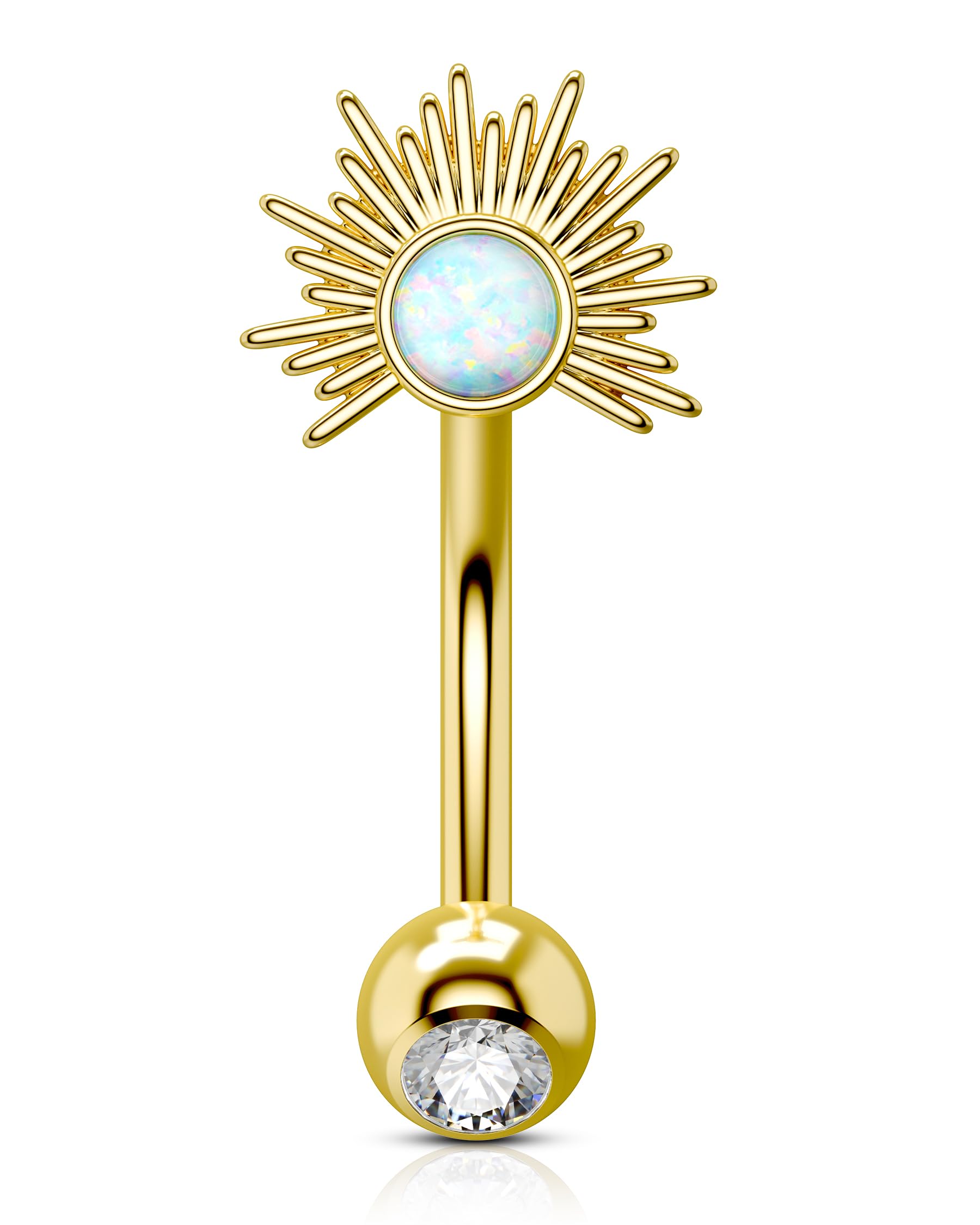 Gold Opal Sun Rook