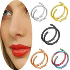 Spiral Double Nose Stud