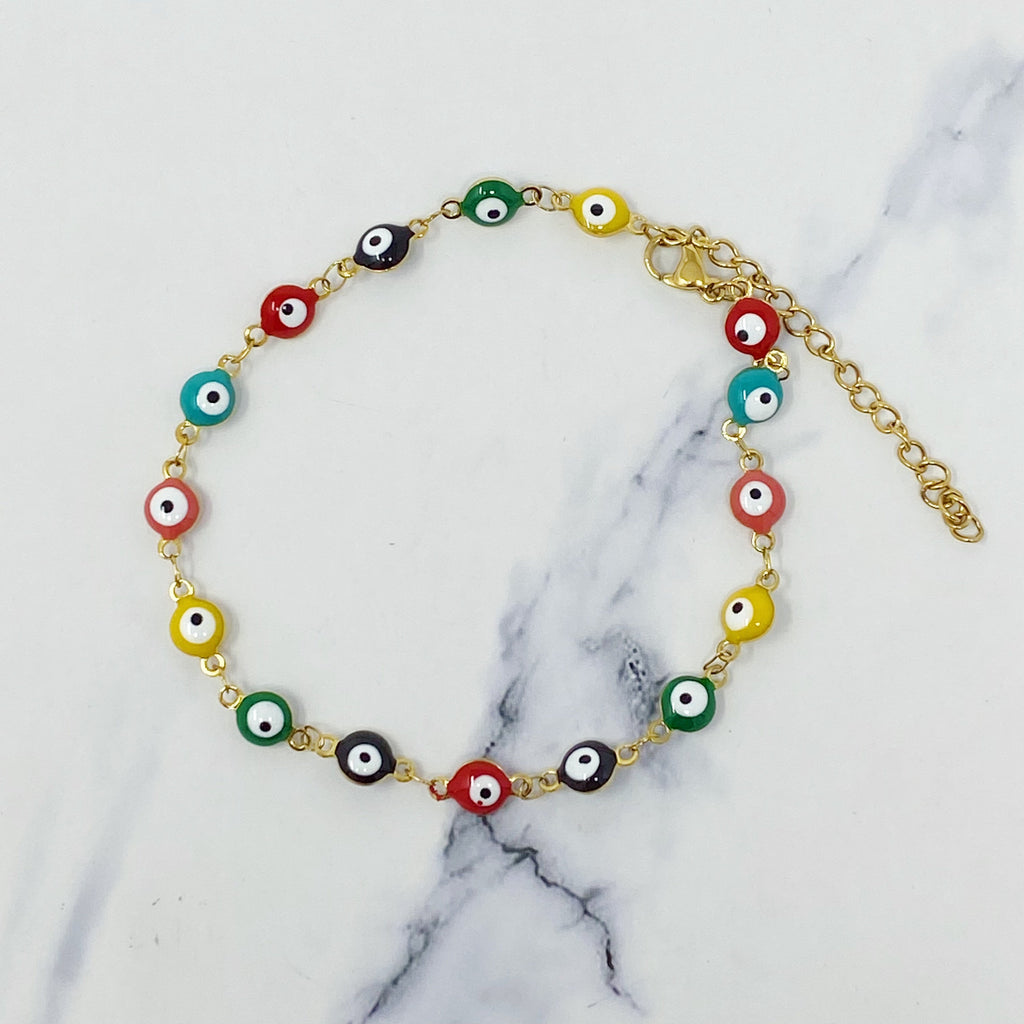 Colorful Eye Anklet