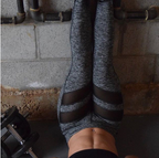 Mesh Panel Athletic Leggings for Activewear