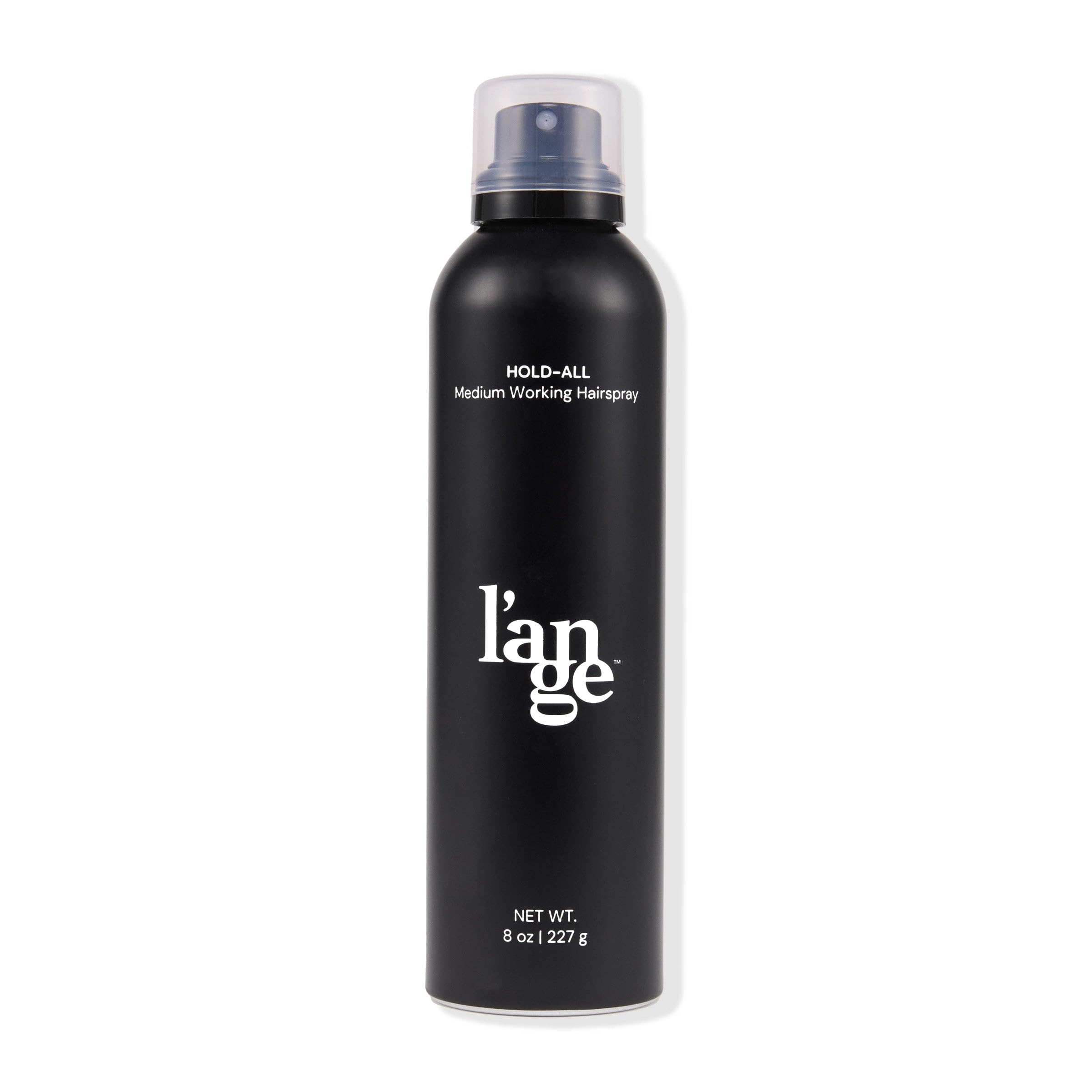 LANGE HAIR Hold-All Medium Working Hairspray | Brushable Hairspray | Touchable Finish & Flexible Hold | Hair Sprays For Women | Humidity Resistance & UV Protection | 8 oz