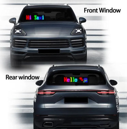 Programmable Car LED Sign | Full-Color Ultra-Thin Display