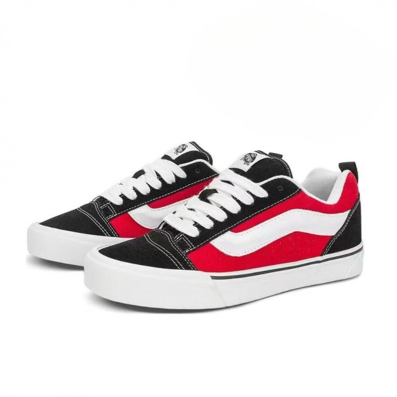 Vans KnuSkool Suede Retro Skate Shoes with Big Logo