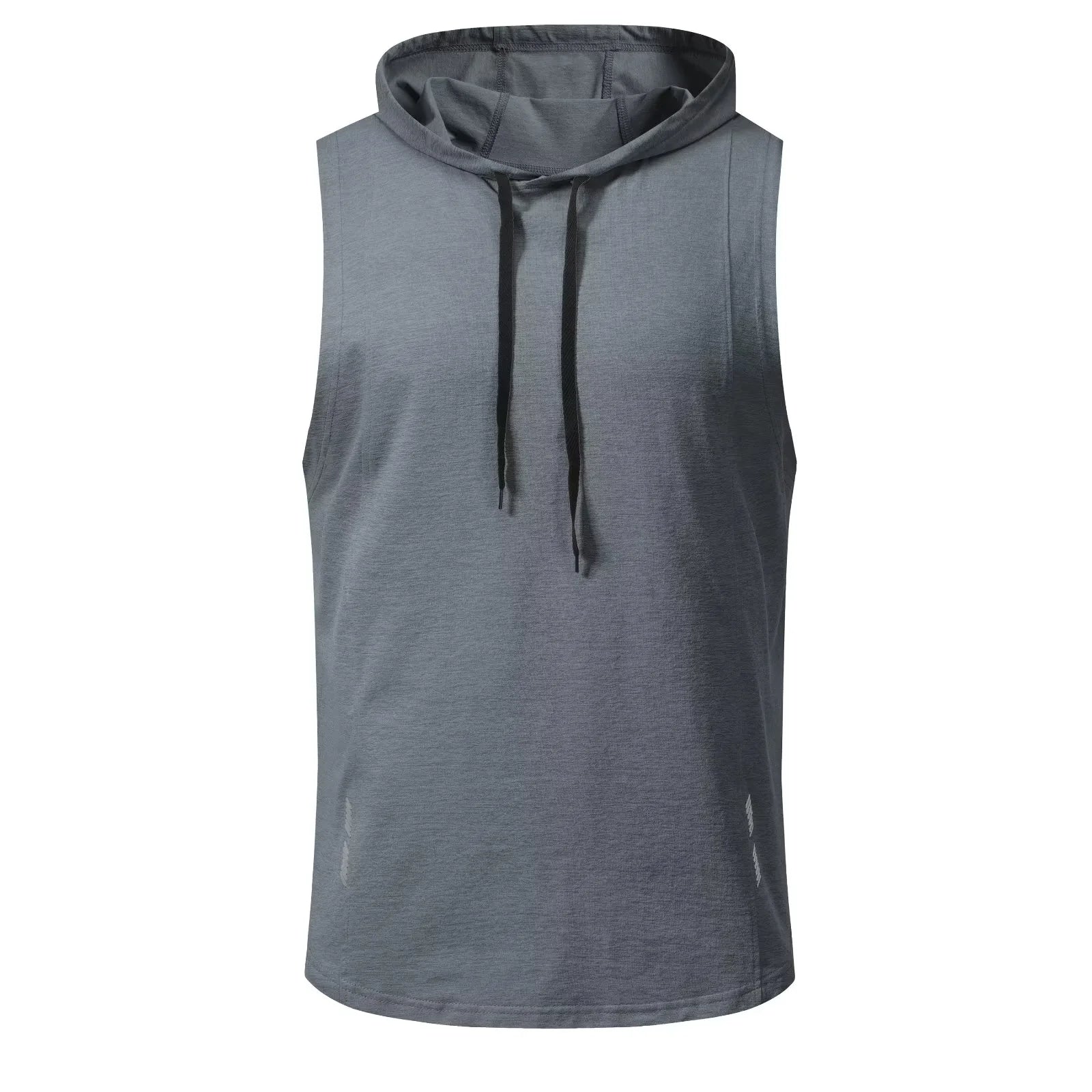 Men's Hooded Running Vest Athletic Tank Top for Fitness