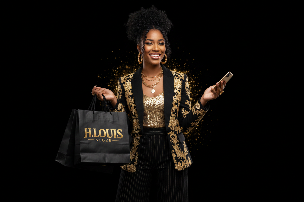 H.LOUIS STORE Shopping Bag Banner