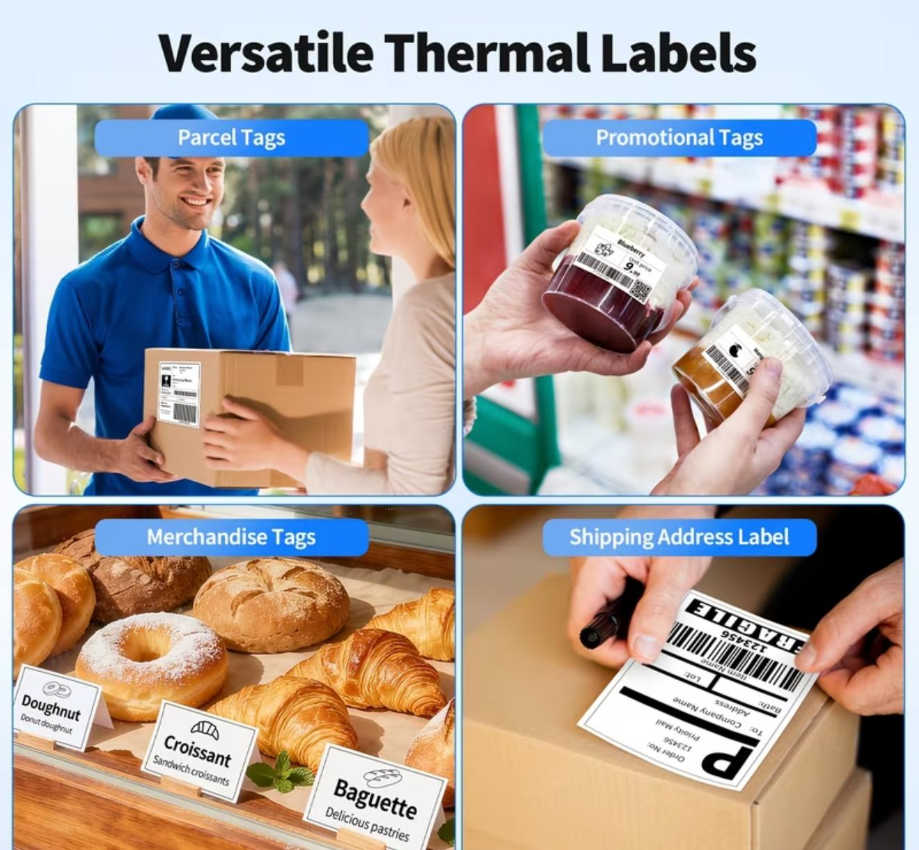 TENSPEED Thermal Label Printer – Wireless 4x6 Shipping Label Printer